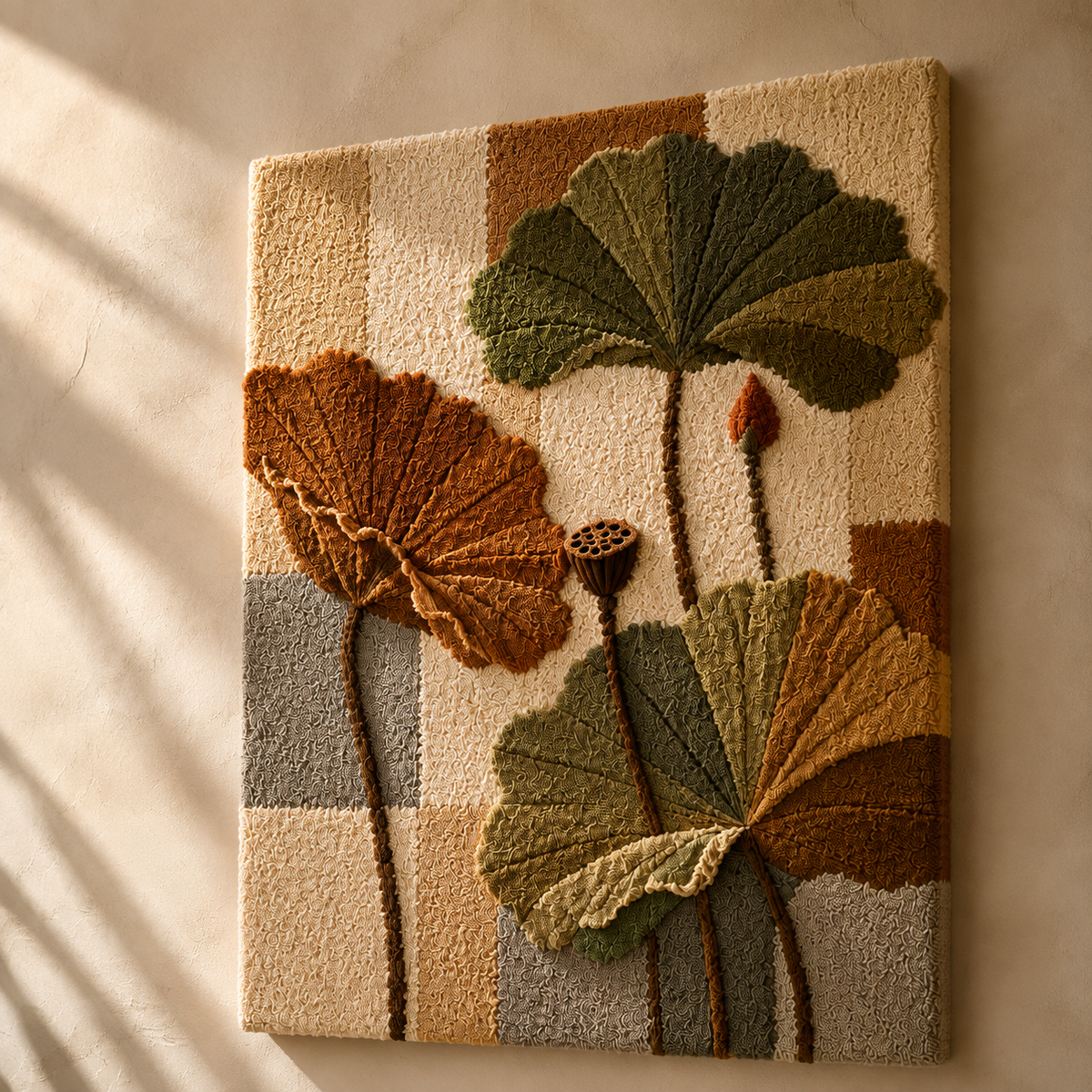 Autumn Grove wall art by Hewn Earth featuring a nature-inspired design with warm autumn colors and detailed botanical elements.