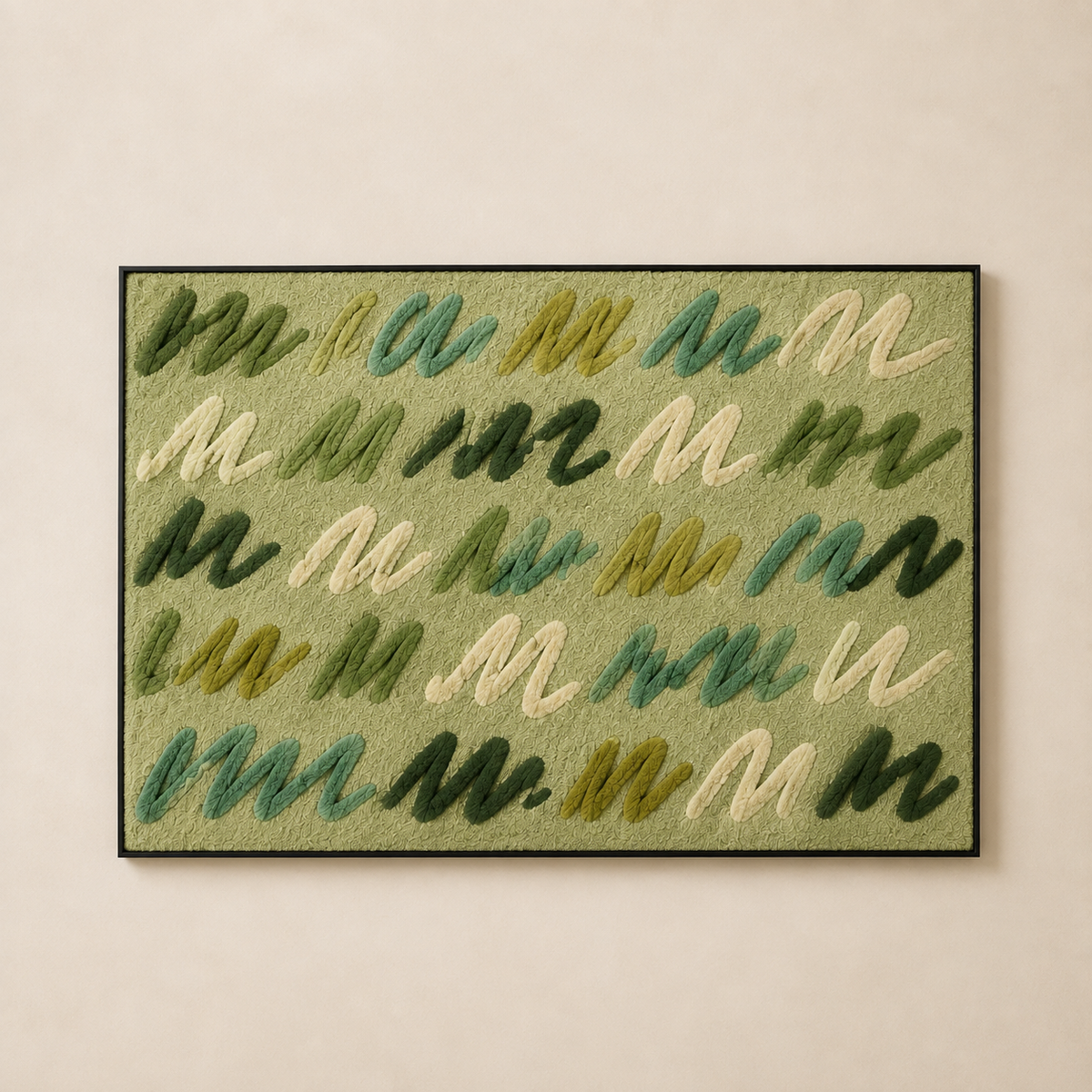 Hewn Earth Meadow Marks HE-0257 wall art featuring a natural, earthy design with floral and meadow-inspired elements.