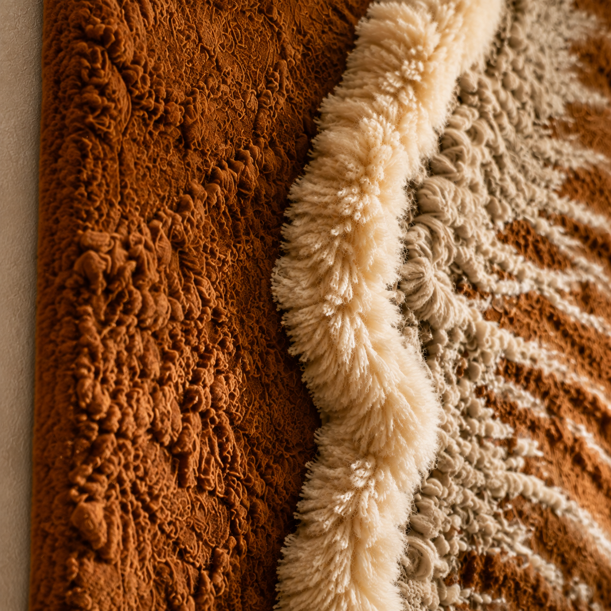 Hewn Earth Sand River HE-0266 wall art featuring abstract sandy textures and earthy tones for modern home decor.