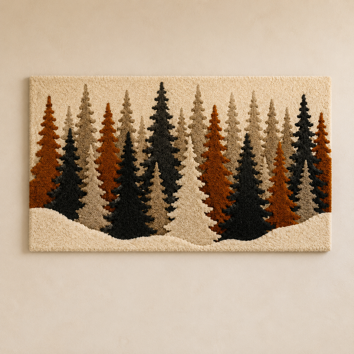 Hewn Earth Pine Grove HE-0273 wall art featuring a scenic pine forest landscape on a wall art print.