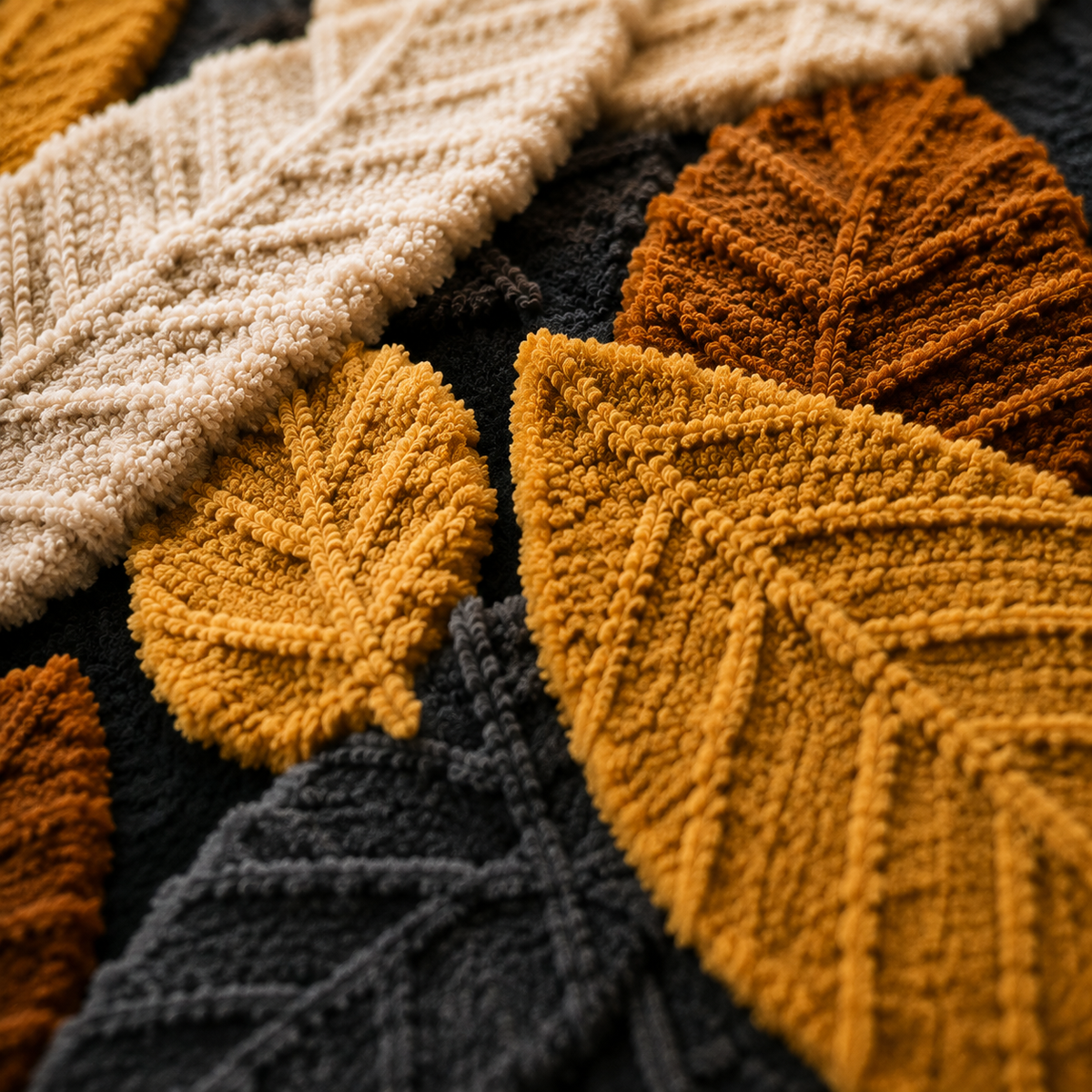 Ginkgo Night wall art by Hewn Earth featuring a detailed ginkgo leaf design on a neutral background.