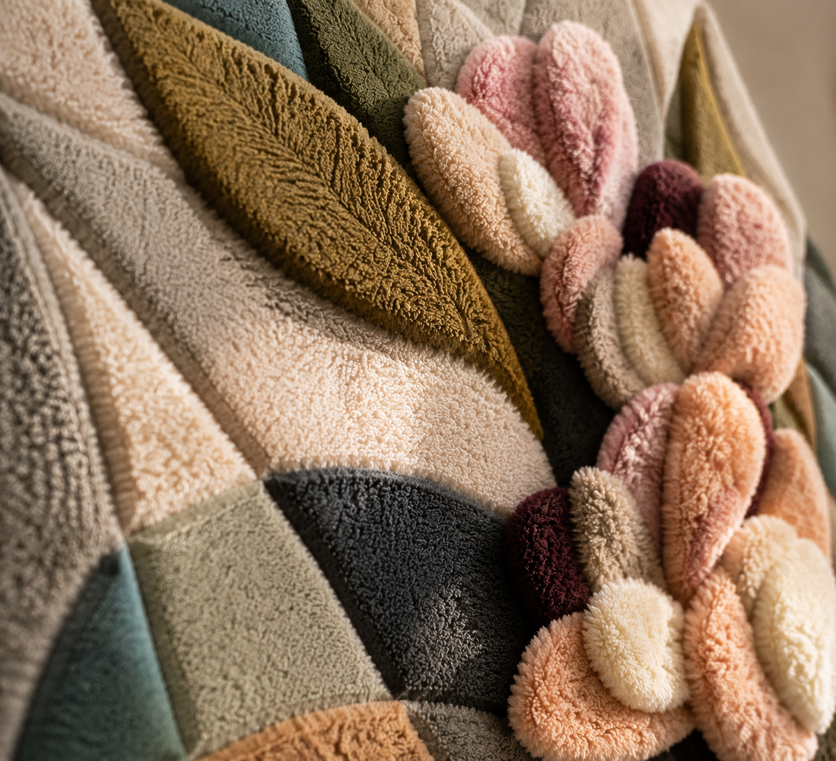Hewn Earth Lotus Stone HE-0300 wall art featuring a textured, natural stone design suitable for modern interior decor.