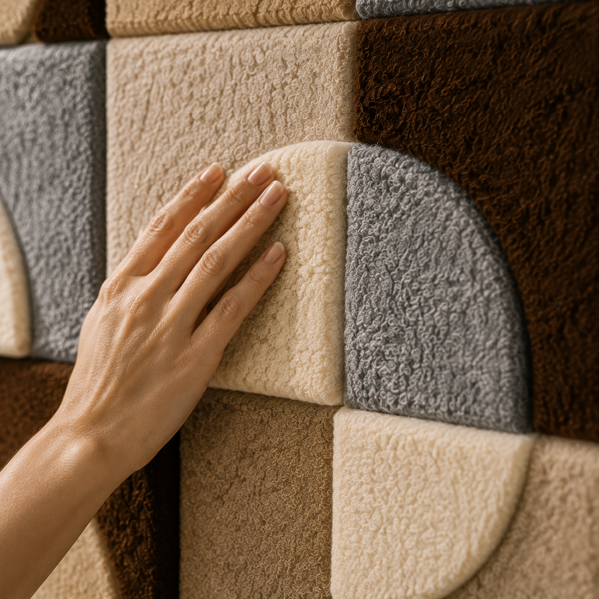 Hewn Earth Stone Blocks wall art featuring textured stone patterns, natural earthy tones for interior decorative decor.