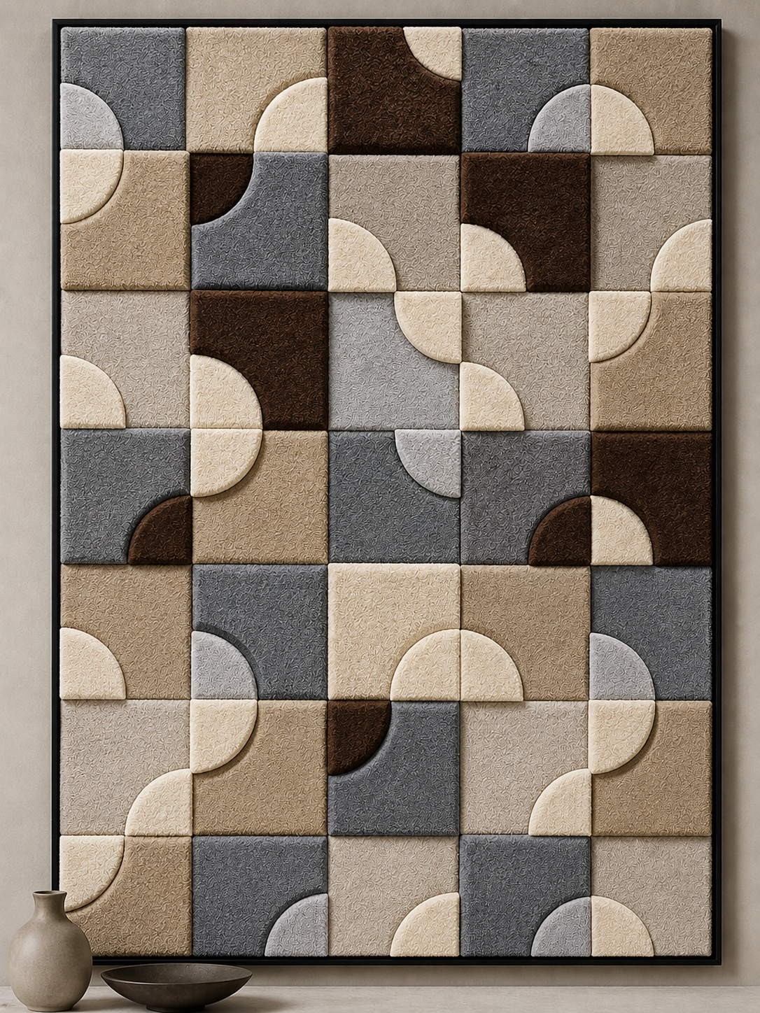 Hewn Earth Stone Blocks wall art featuring natural stone textures and earthy tones, ideal for home or office decor.