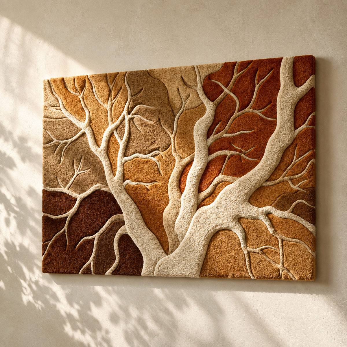 Hewn Earth Ember Root Atlas wall art featuring a detailed, artistic depiction of Ember Root in natural tones, suitable for wall decor.