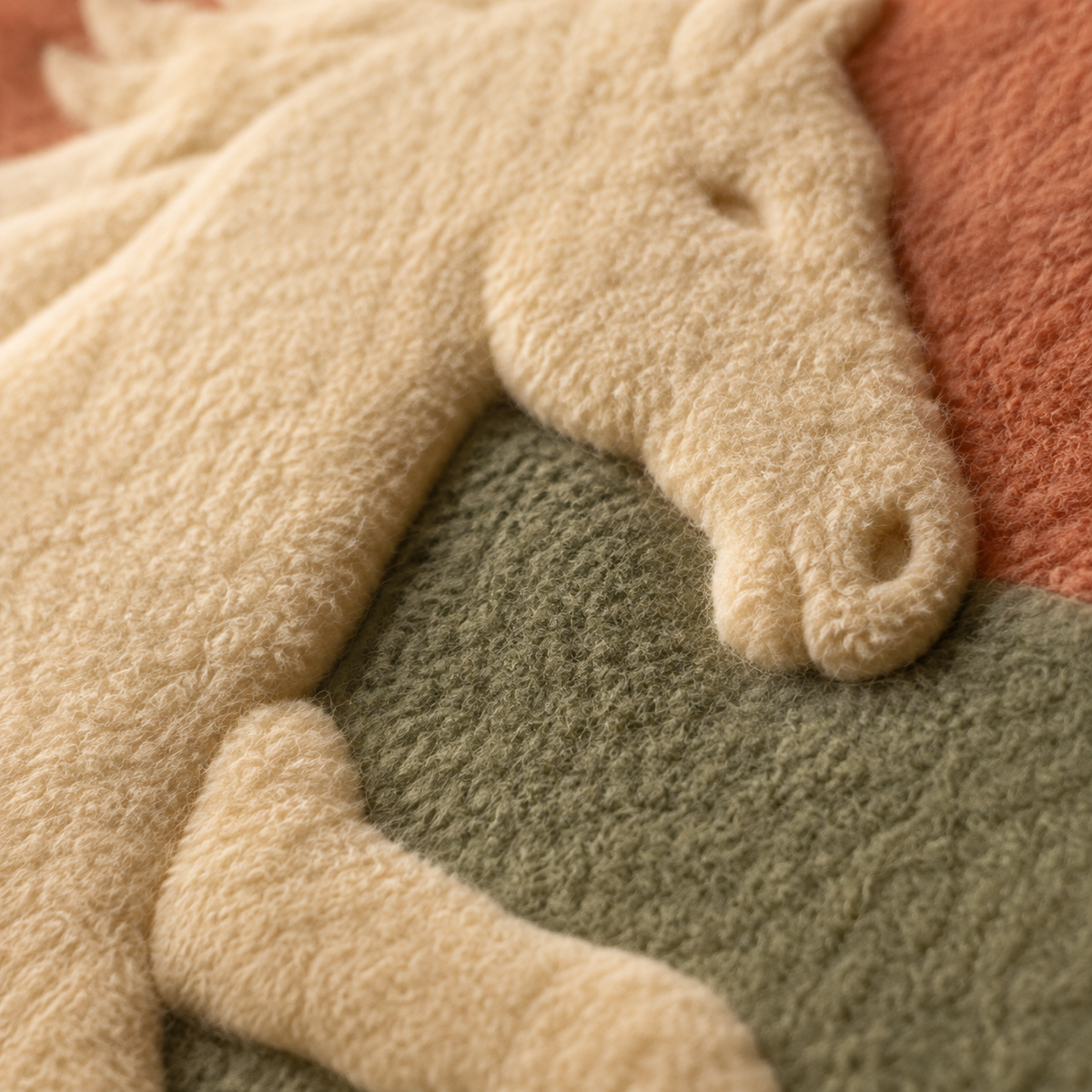 Close-up of Hewn Earth Coral Gallop wall art featuring intricate coral design in warm, natural tones on textured surface.