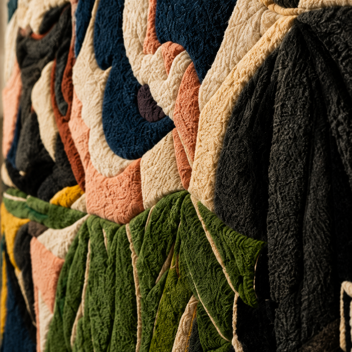 Hewn Earth Garden Gathering wall art featuring vibrant botanical and garden scene in a decorative wall hanging design.