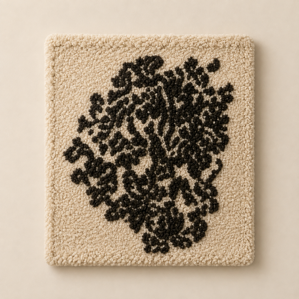 Hewn Earth Ink Bloom wall art featuring abstract ink design with soft, flowing patterns on a light background.
