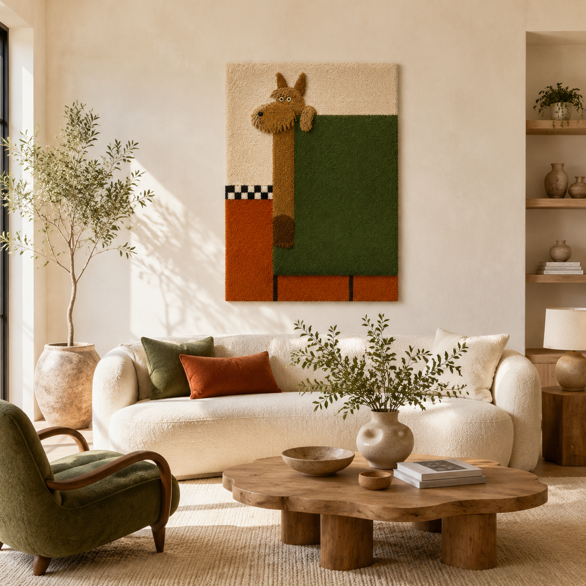 Hewn Earth Quiet Donkey wall art, wooden wall decor featuring a peaceful donkey illustration for rustic home decor.