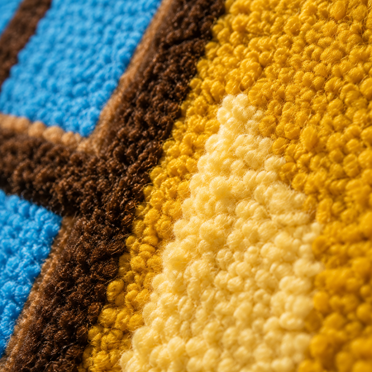 Close-up of Hewn Earth Sunlit Window Geometry wall art showing intricate geometric patterns in warm tones.