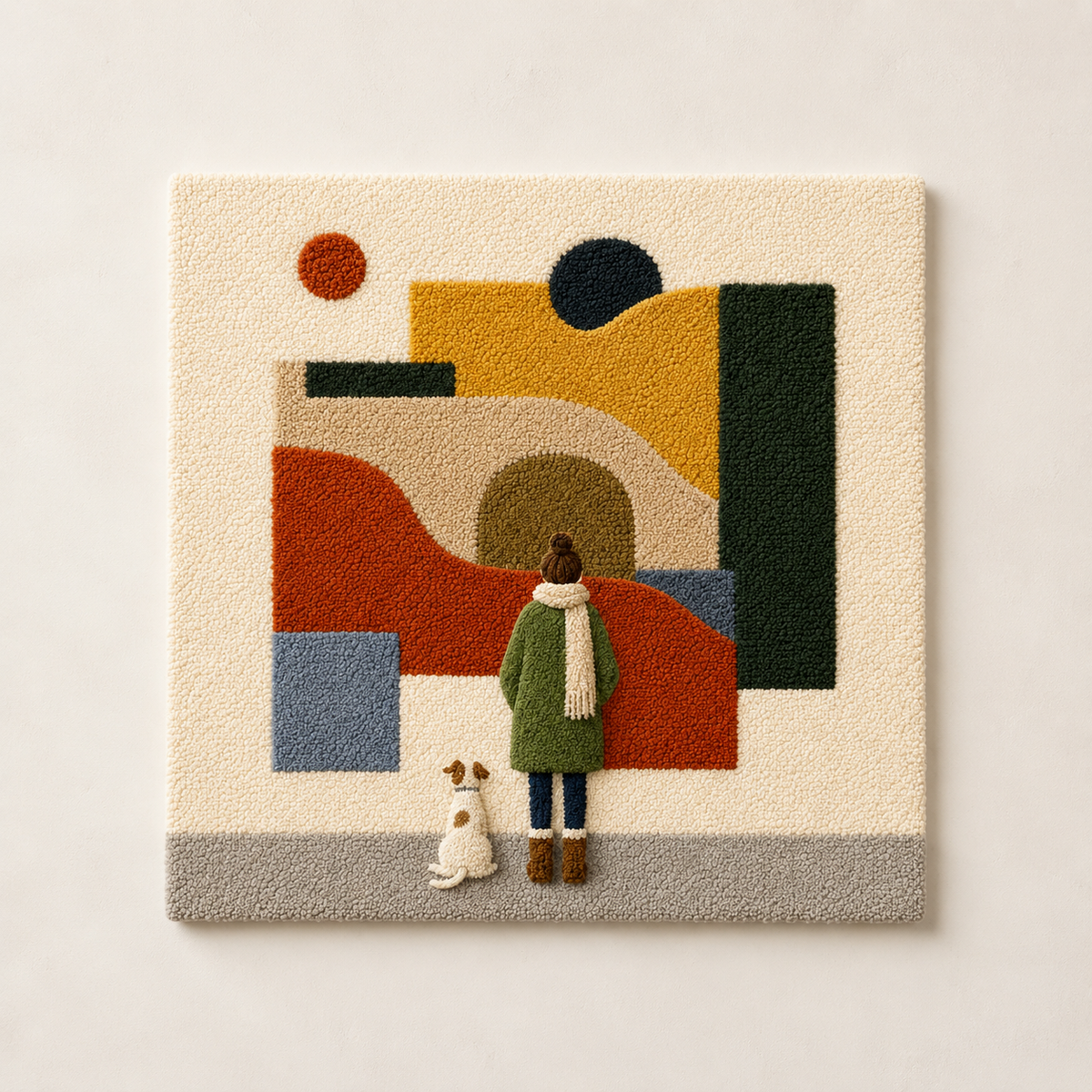 Gallery Daydream wall art by Hewn Earth featuring abstract pastel designs on canvas.