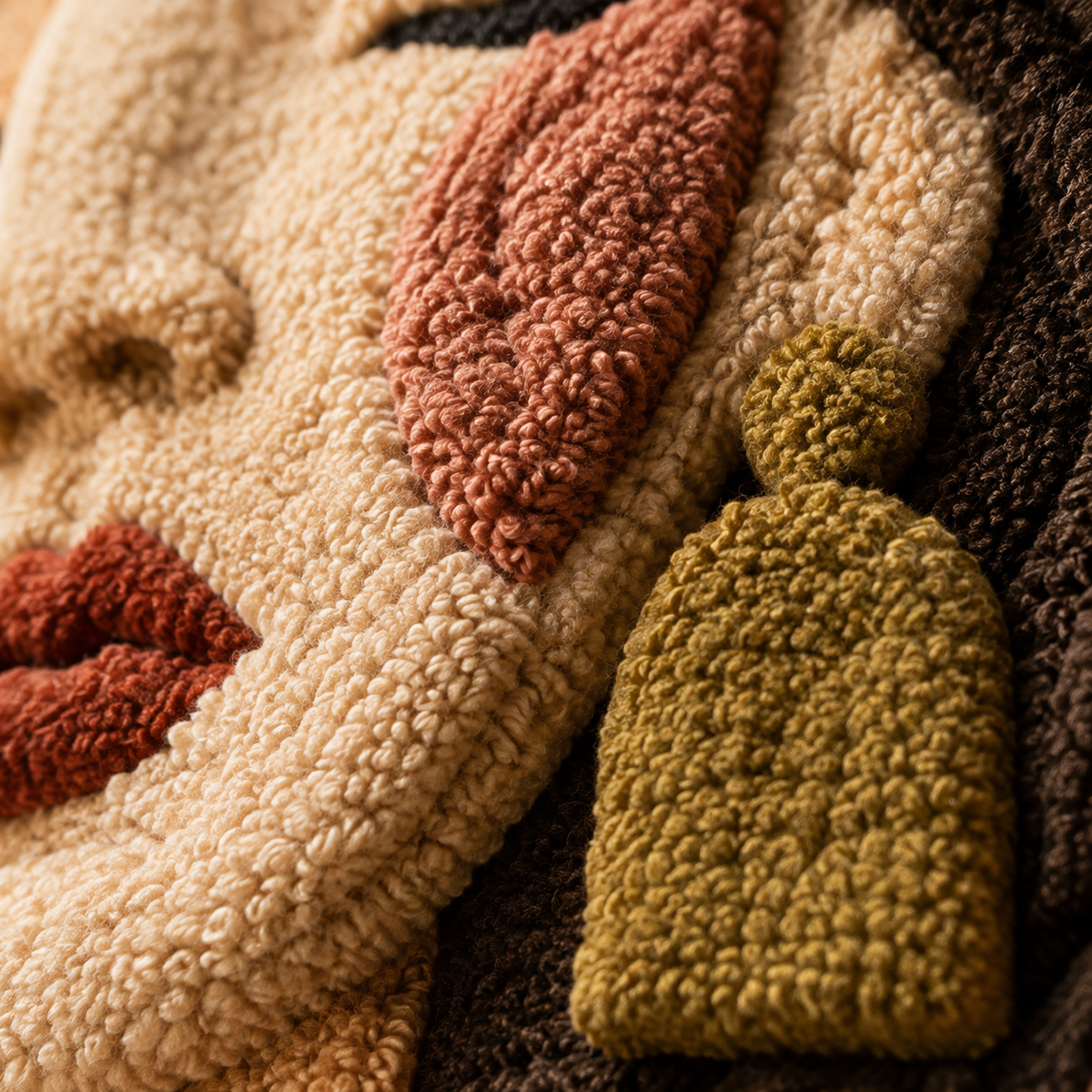 Close-up of Hewn Earth Terracotta Quietude wall art featuring textured terracotta surface and intricate design details.