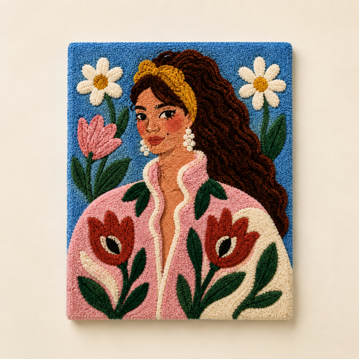 Hewn Earth Swan Garden Reverie wall art featuring a serene swan and floral design on a decorative hanging panel.