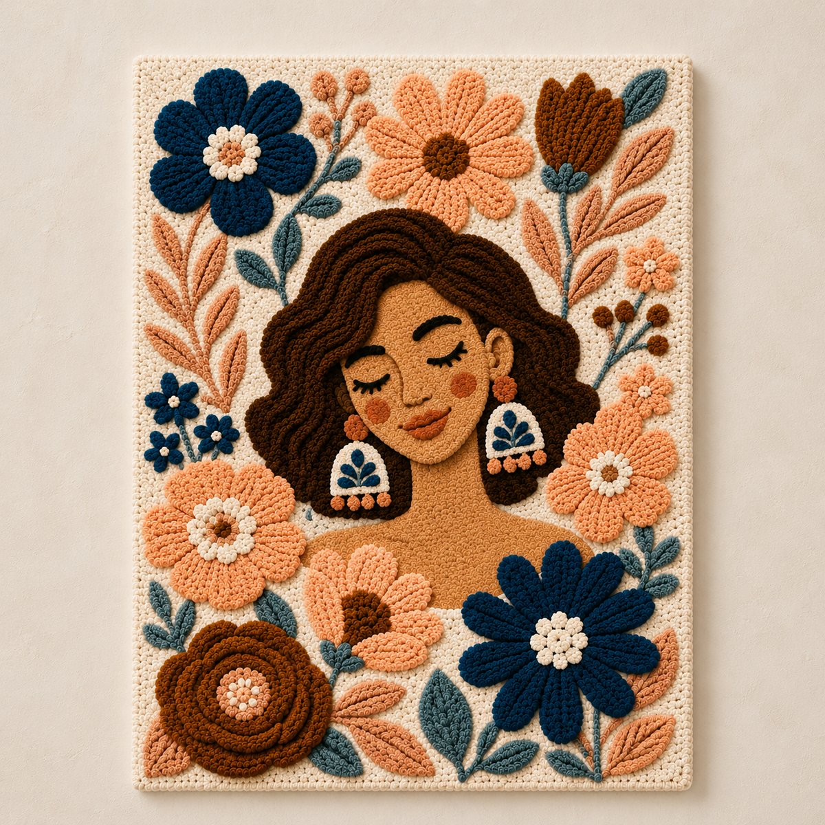 Peach Blossom Reverie wall art by Hewn Earth featuring soft peach blossoms on a light background, suitable for wall decor.