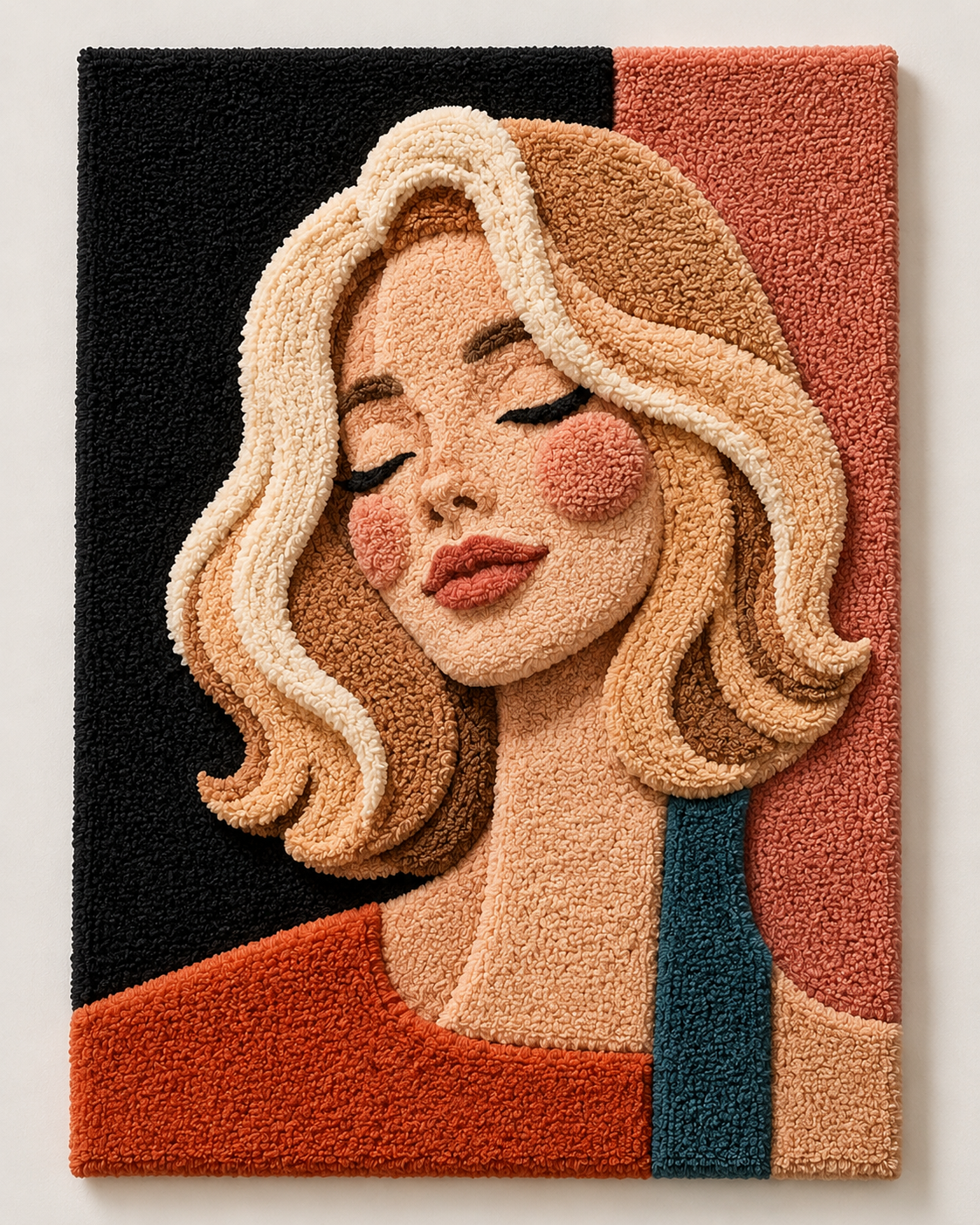 Coral Daydream wall art by Hewn Earth featuring vibrant, abstract coral-inspired design on a white background.