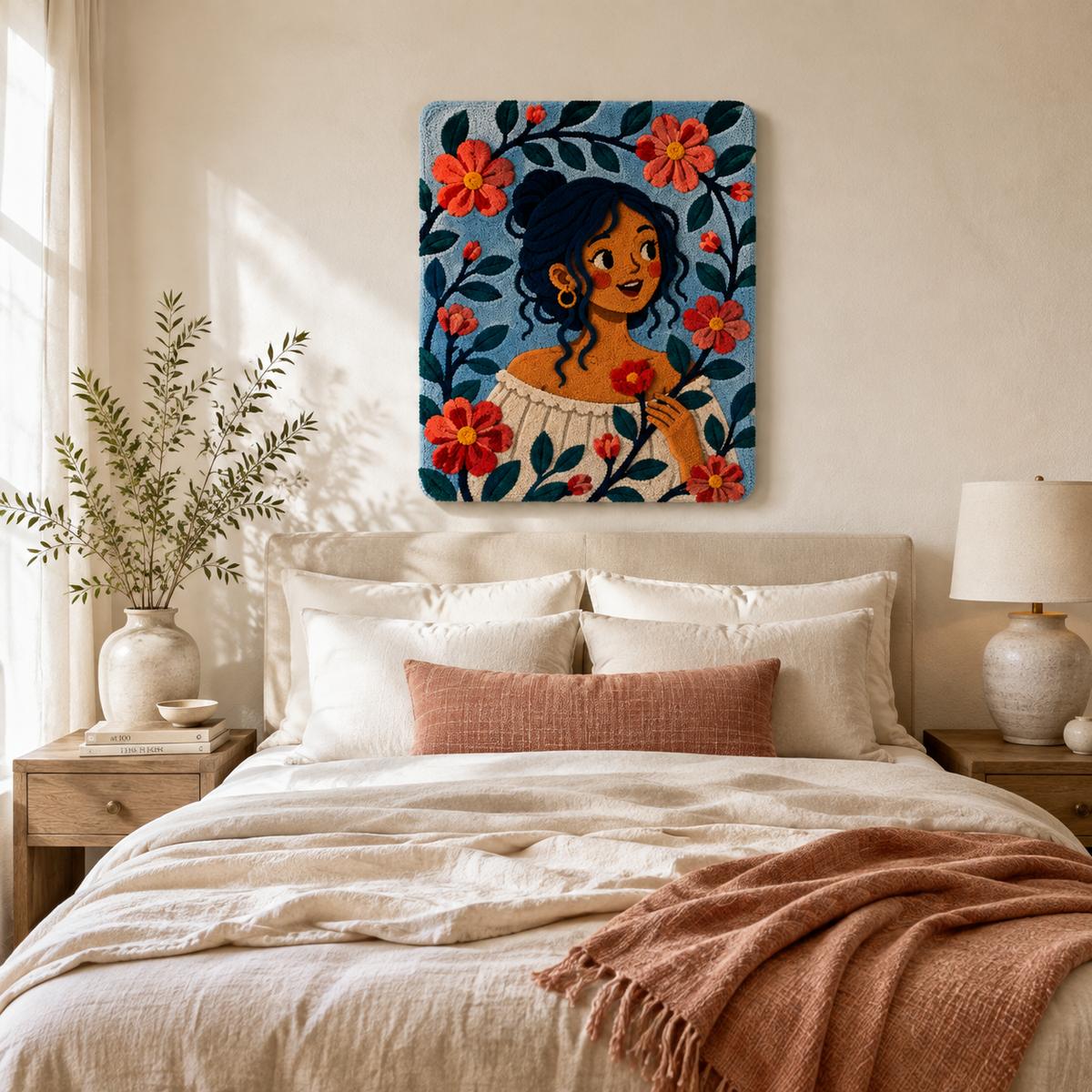Hewn Earth Coral Garden Singer wall art featuring colorful coral and marine life in a vibrant, detailed wall decor piece.
