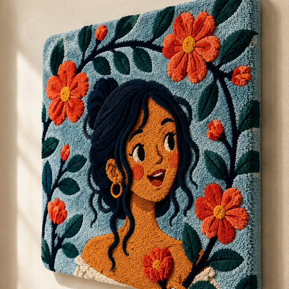 Colorful Coral Garden wall art by Hewn Earth featuring vibrant coral and aquatic designs for coastal decor.