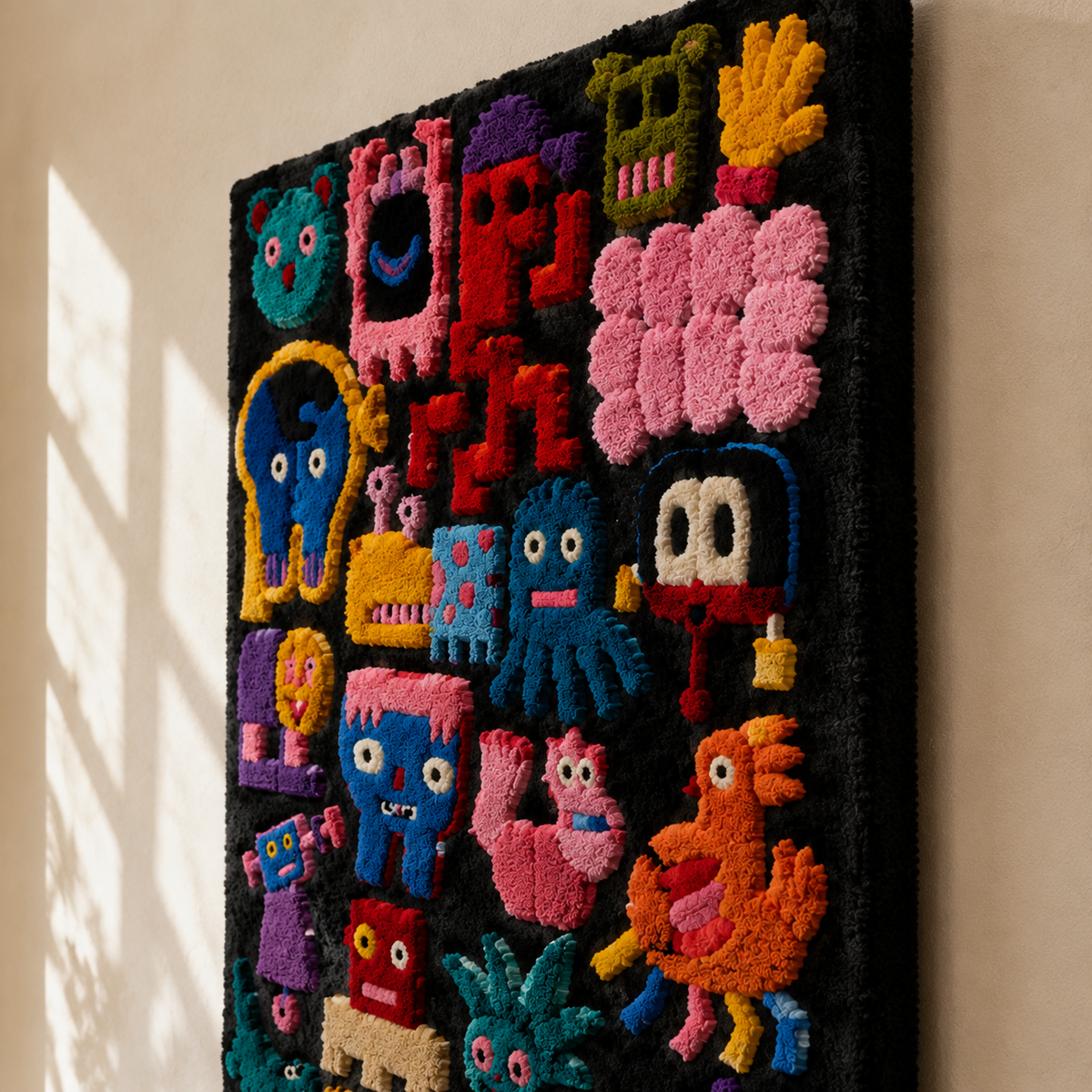 Midnight Creature Chorus wall art by Hewn Earth featuring a dark, atmospheric creature scene on a canvas or print.