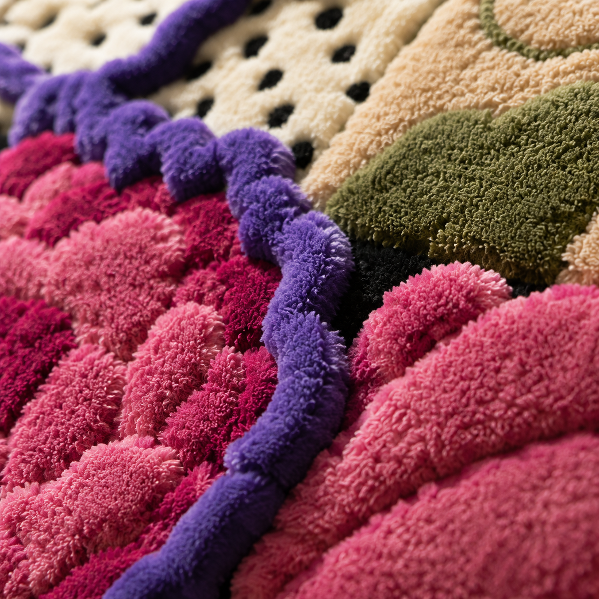 Detail of Hewn Earth Peony Circuit wall art showing intricate peony flower design on a textured background.