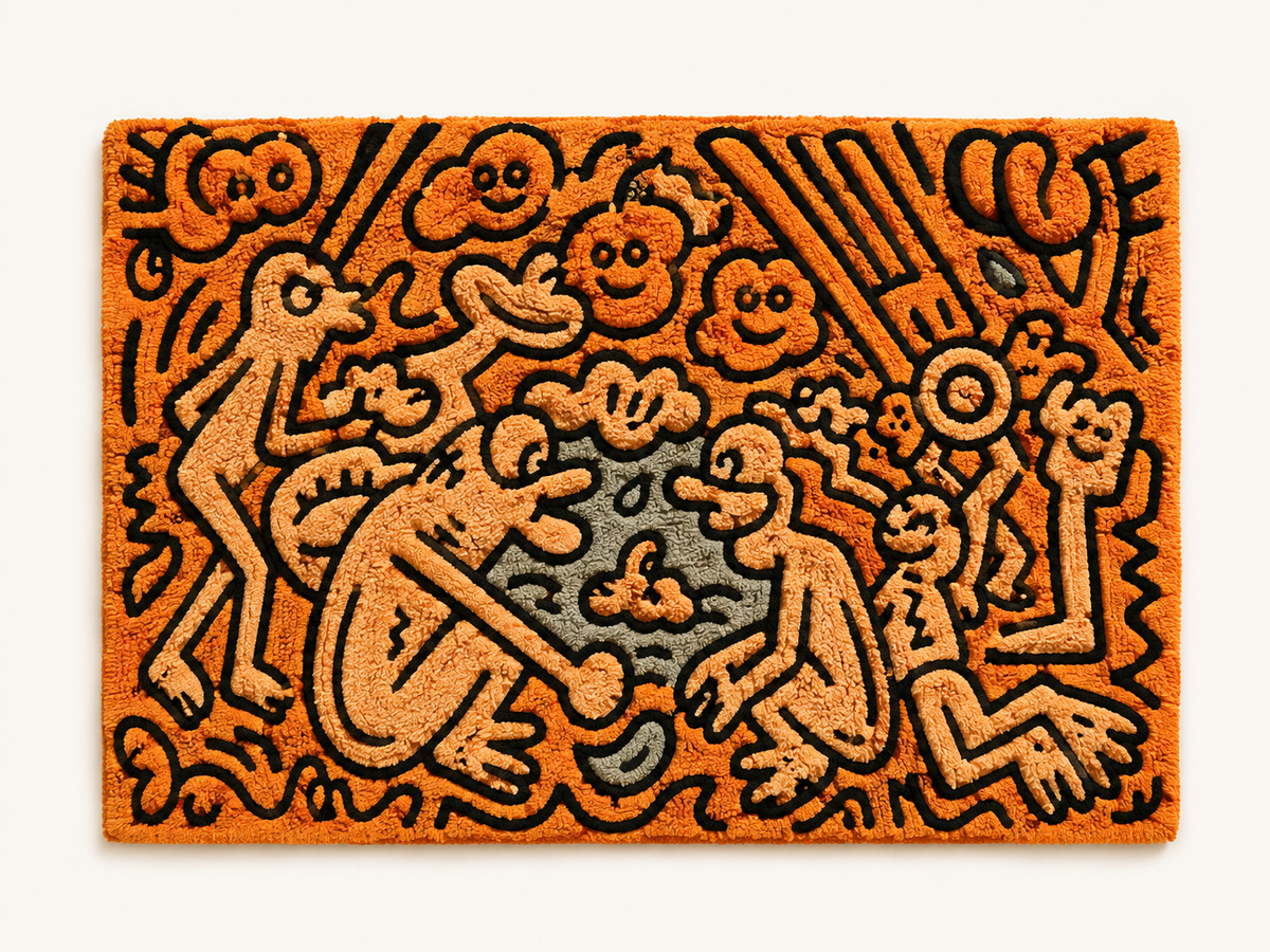 Hewn Earth Ember Maze wall art featuring intricate geometric design on neutral background, ideal for modern home decor.