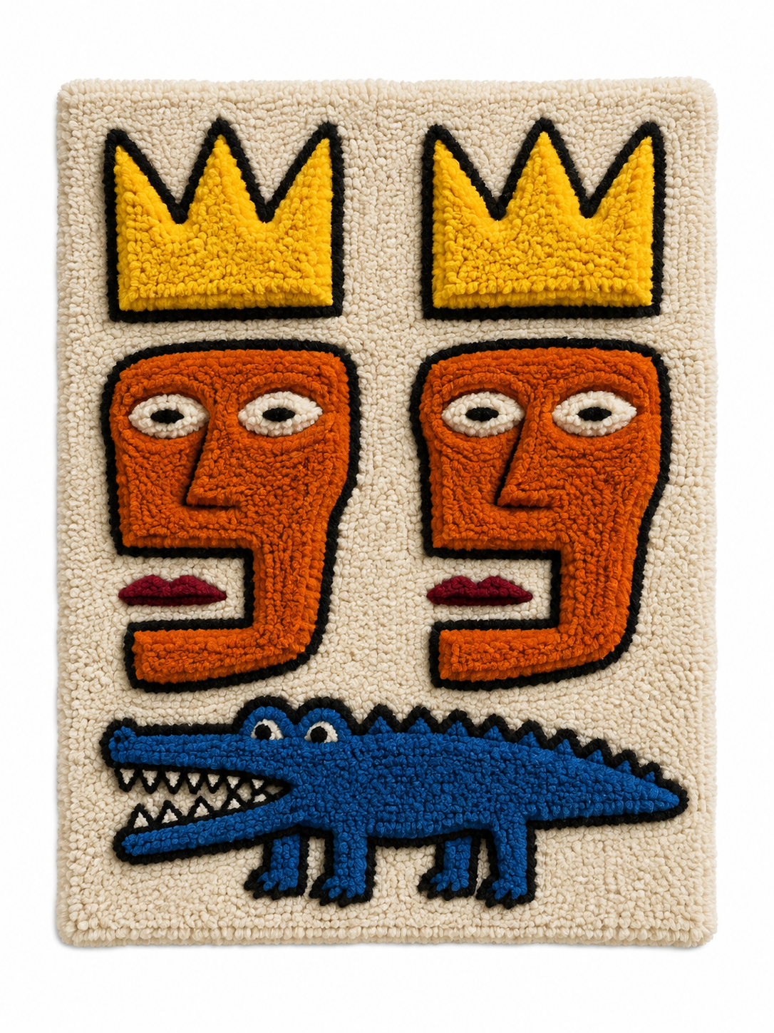 Hewn Earth Twin Crown Fable wall art featuring intricate design and natural tones, perfect for modern home decor.