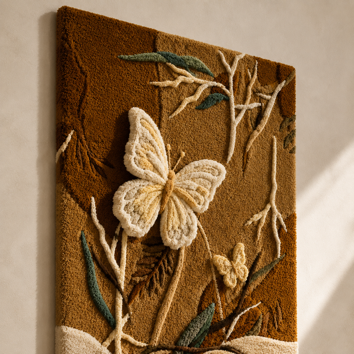 Woodland Butterfly Branch wall art by Hewn Earth featuring a nature-inspired design with butterflies and branches.