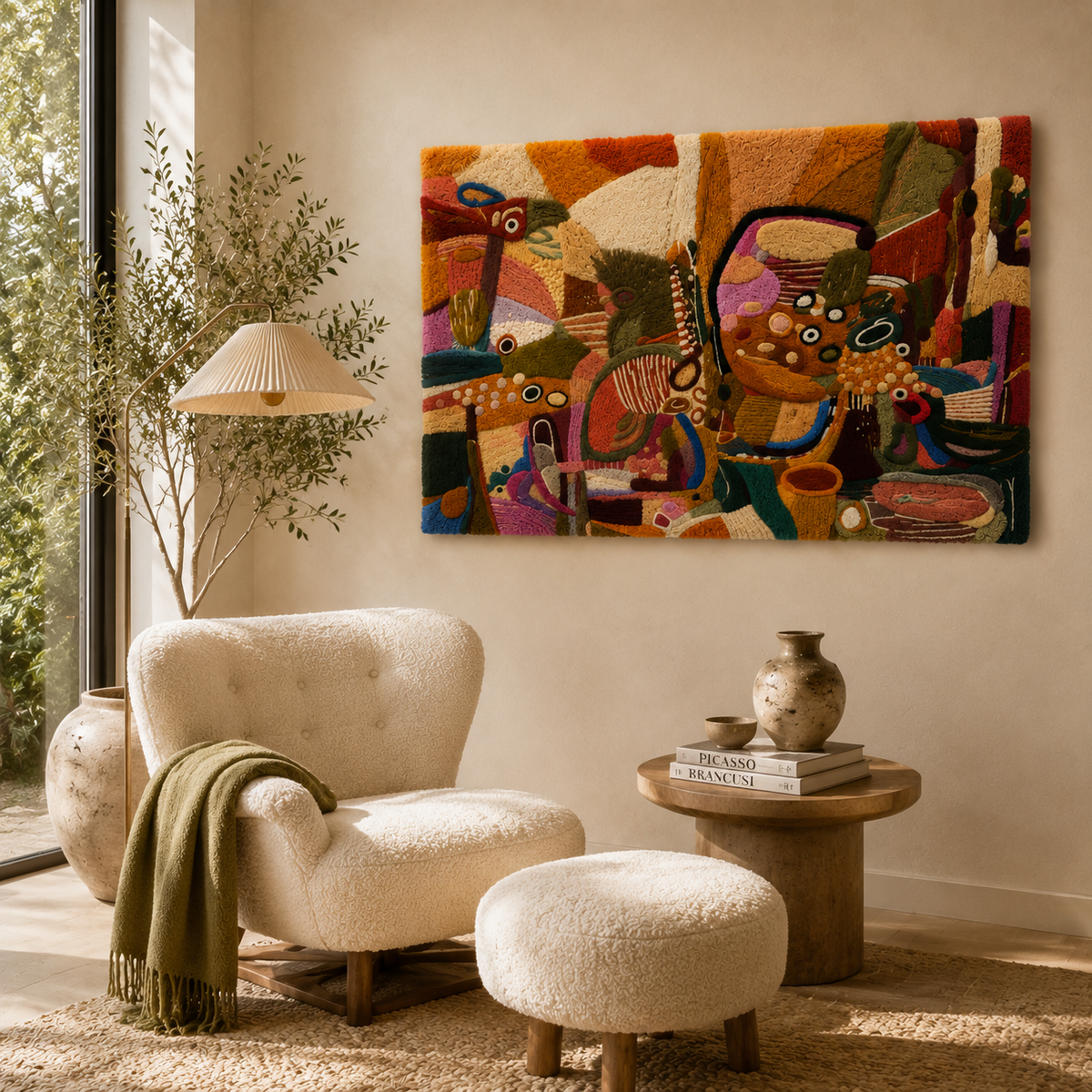 Hewn Earth Earthbound Instrument Panel wall art featuring a detailed, vintage-inspired design on a neutral background.