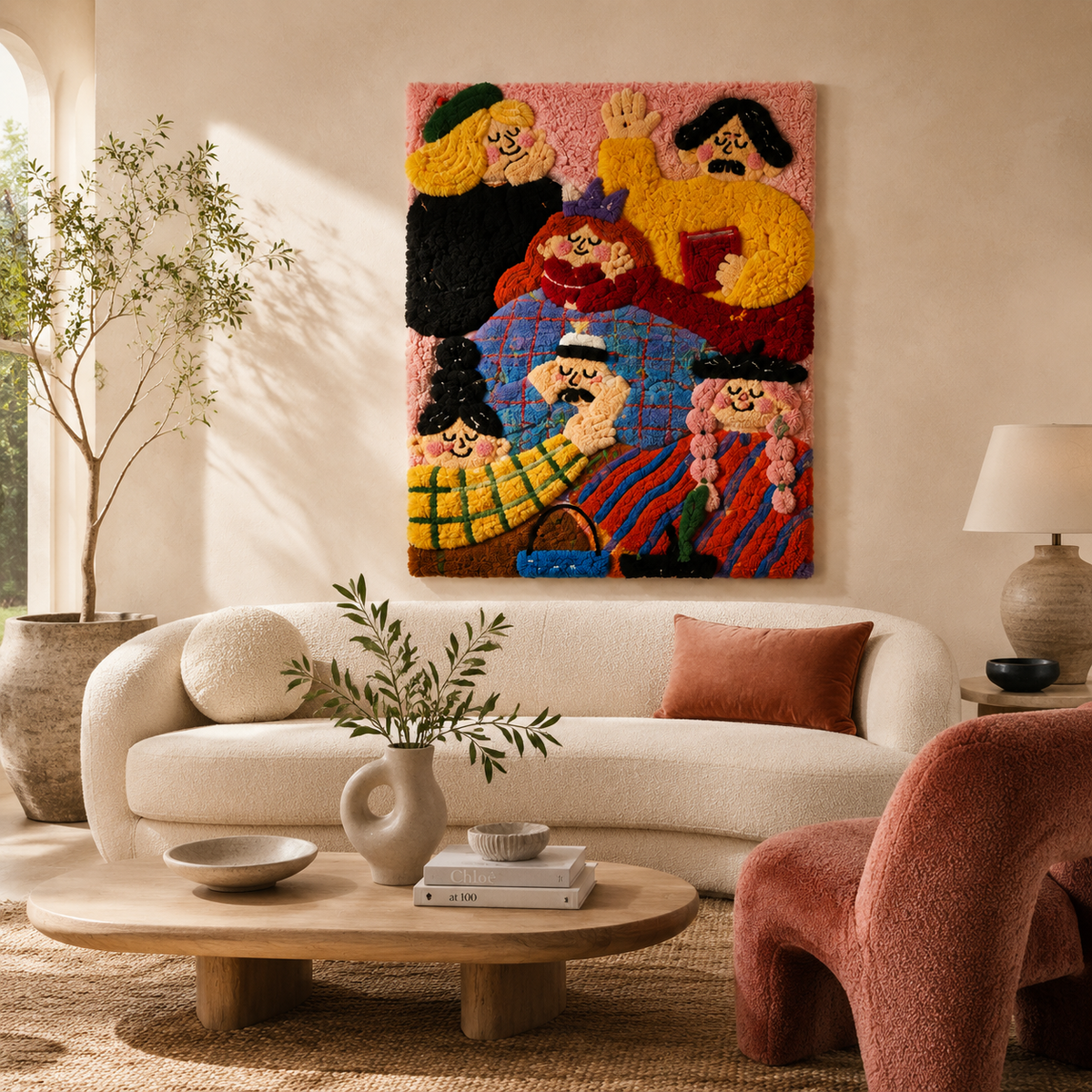 Velvet Daydream wall art by Hewn Earth, featuring soft, textured velvet-inspired abstract design on canvas.