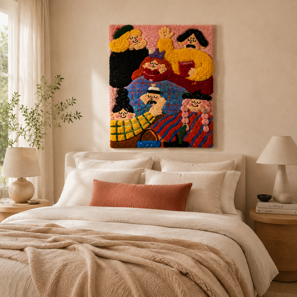Velvet Daydream wall art by Hewn Earth featuring abstract velvet-textured design on a neutral background.