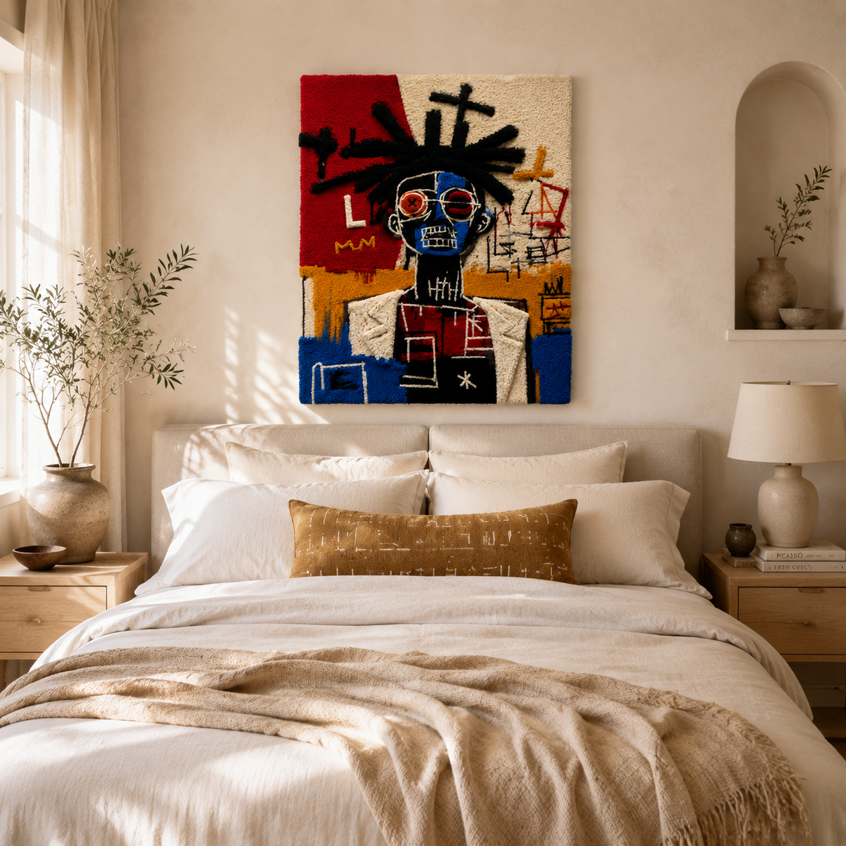 Hewn Earth Rebel Crown wall art featuring a detailed crown design on a neutral background, ideal for rustic or modern decor.