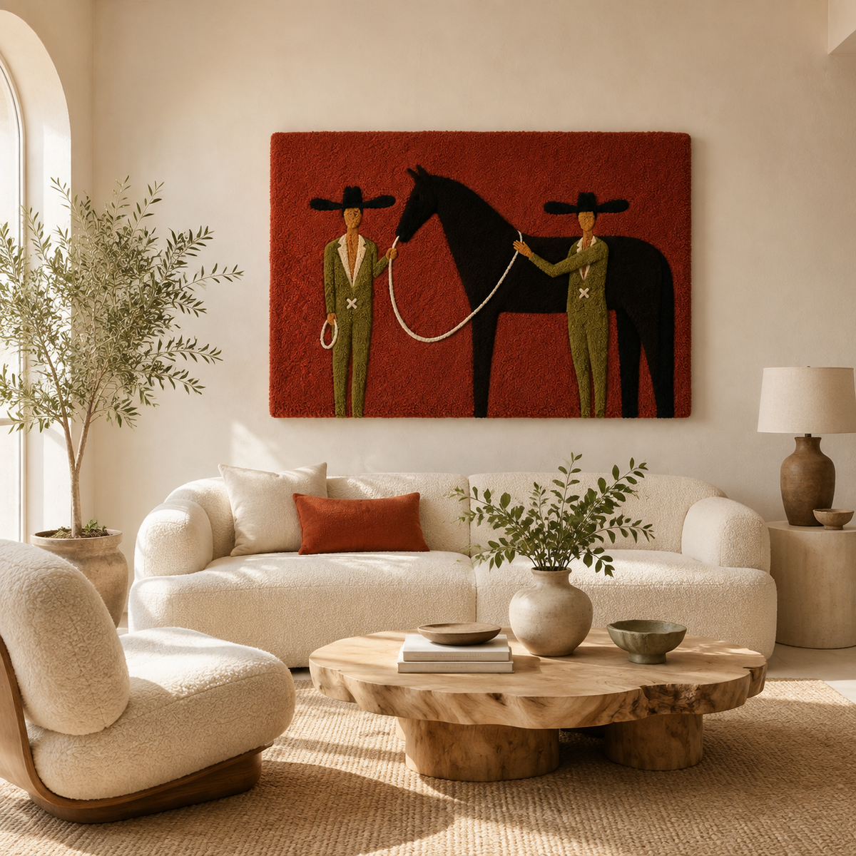 Western Bond wall art by Hewn Earth featuring a rustic, nature-inspired design suitable for home decor.
