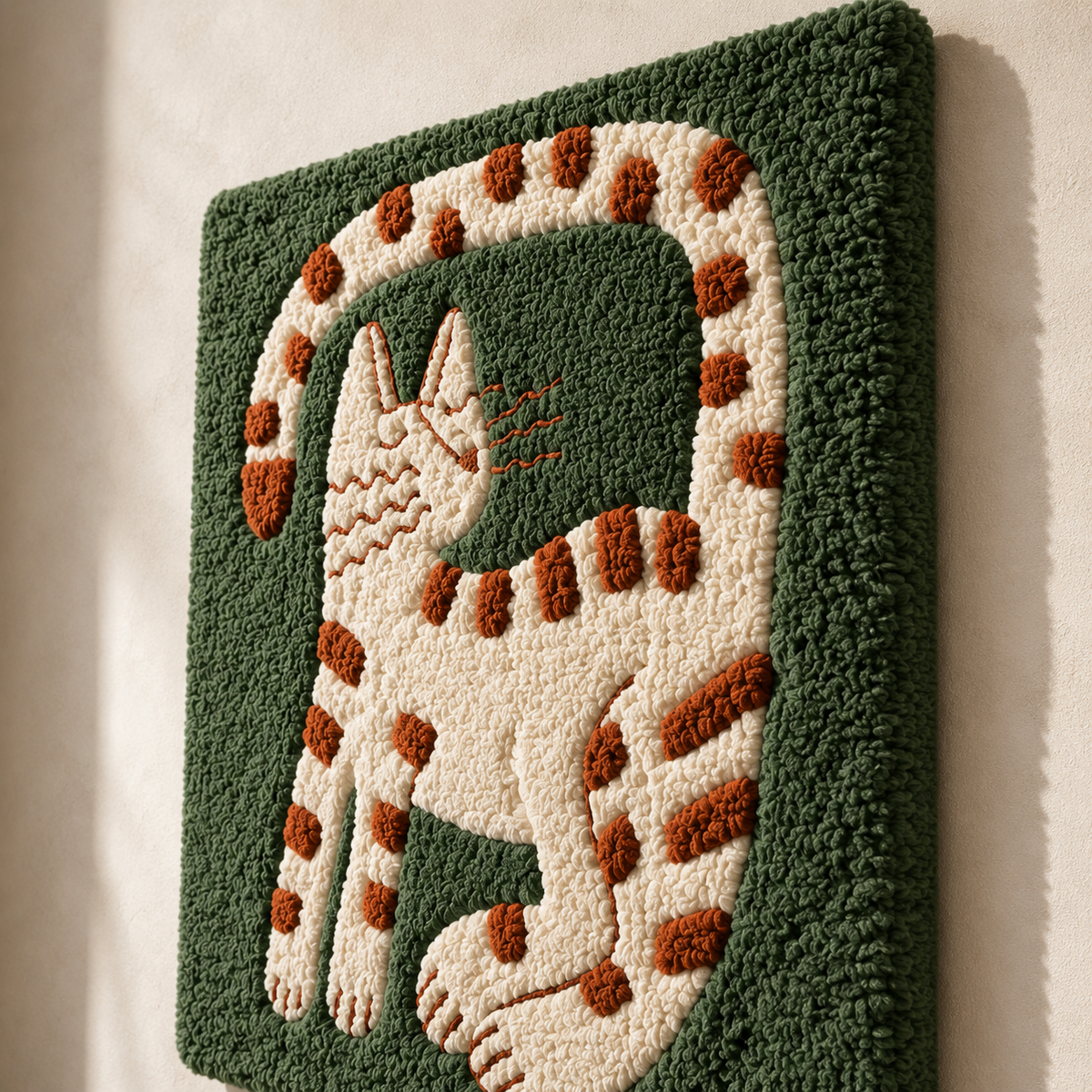 Hewn Earth Forest Folk Elephant wall art featuring a detailed wooden elephant sculpture on a light background.