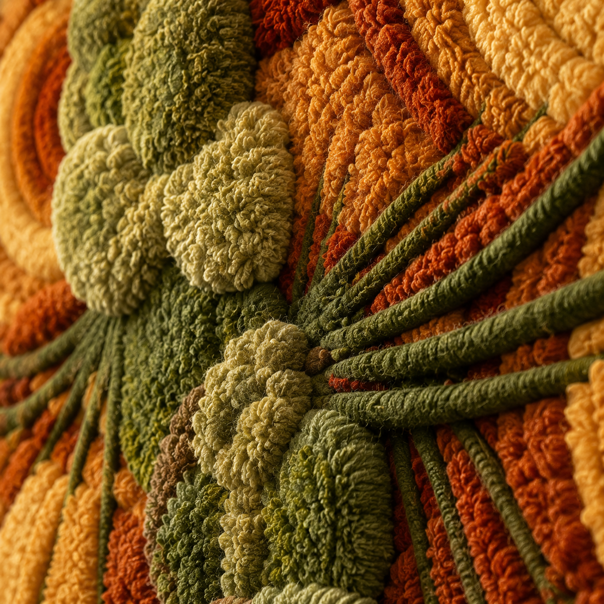 Close-up of Hewn Earth Moss Current wall art featuring textured, natural moss elements on a neutral background.