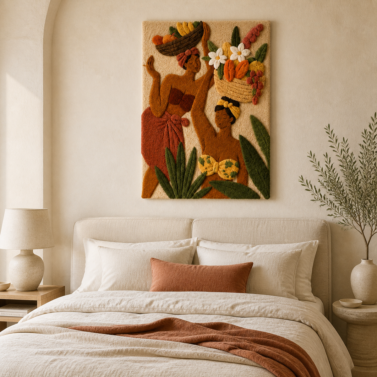 Hewn Earth Garden Harvest wall art featuring colorful garden produce displayed on a wooden frame.