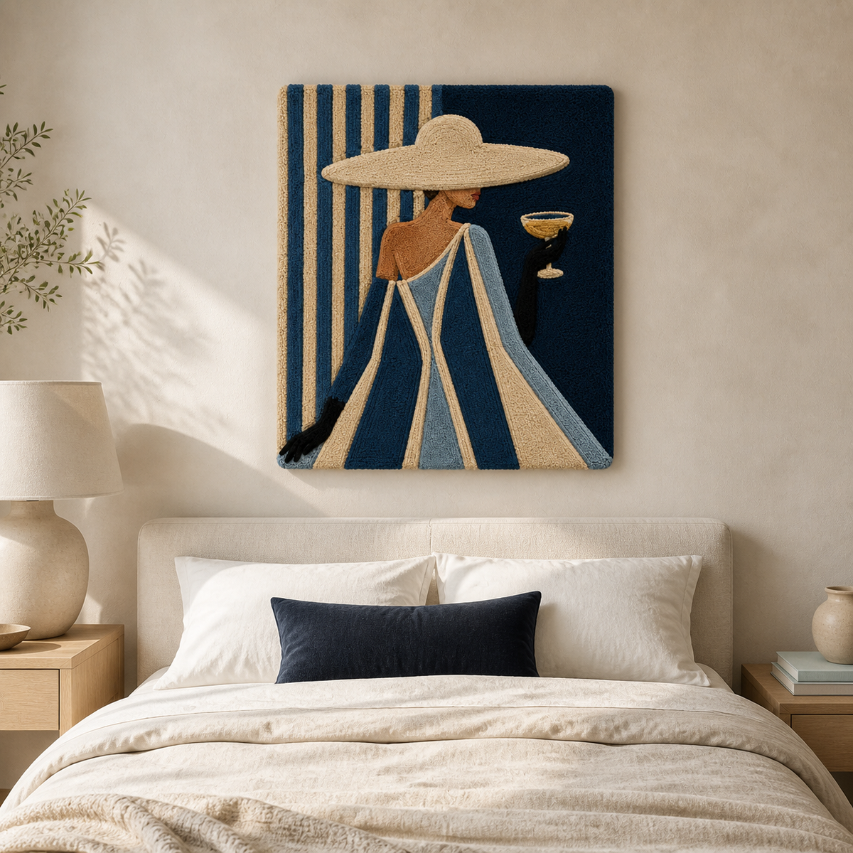 Midnight Aperitif wall art by Hewn Earth featuring an abstract, dark-toned design suitable for modern interior decor.