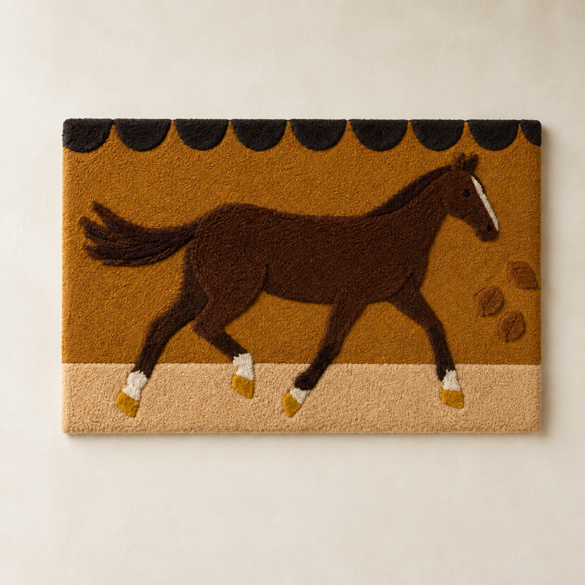Copper Gallop wall art by Hewn Earth featuring abstract copper-toned metal sculpture on a neutral background.