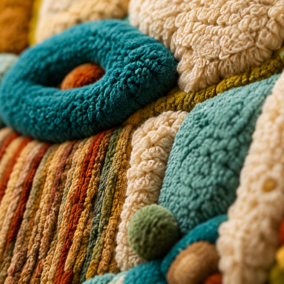Close-up of Mineral Tides wall art by Hewn Earth, showcasing textured, abstract mineral-inspired design on canvas.