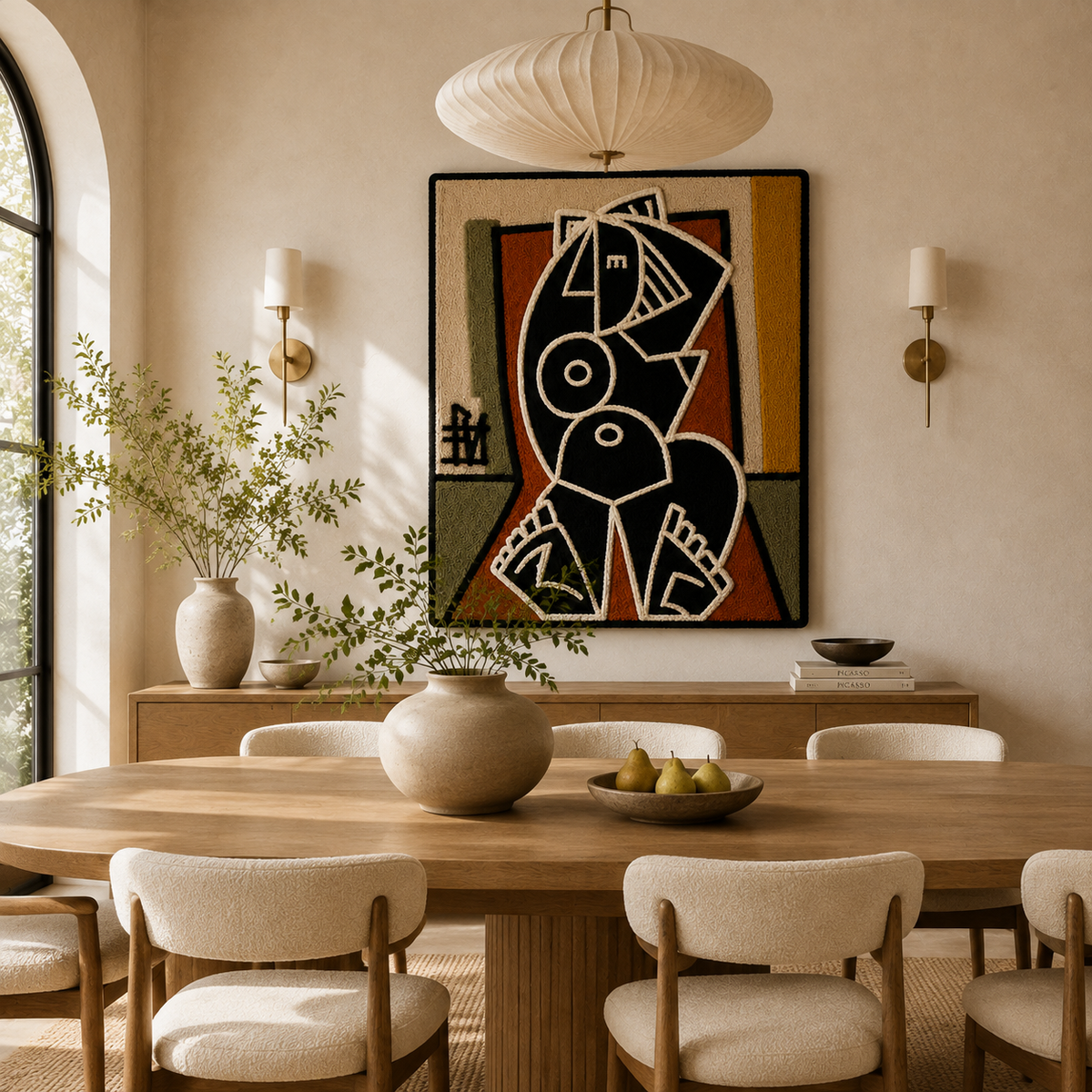 Night figure study wall art by Hewn Earth, featuring a dark, moody silhouette of a person in a minimalist art style.