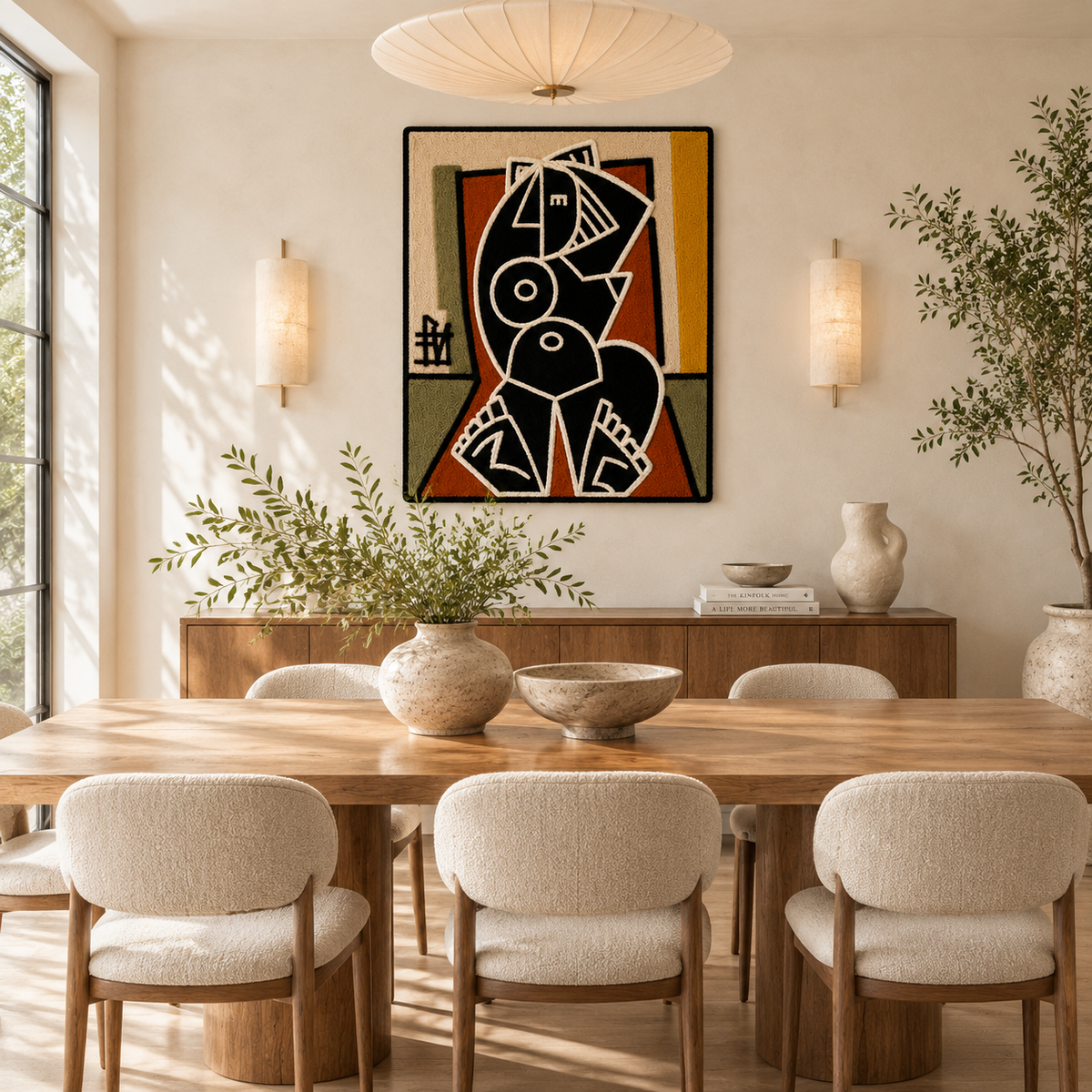 Night Figure Study wall art by Hewn Earth featuring a dark, abstract silhouette of a figure against a textured background.