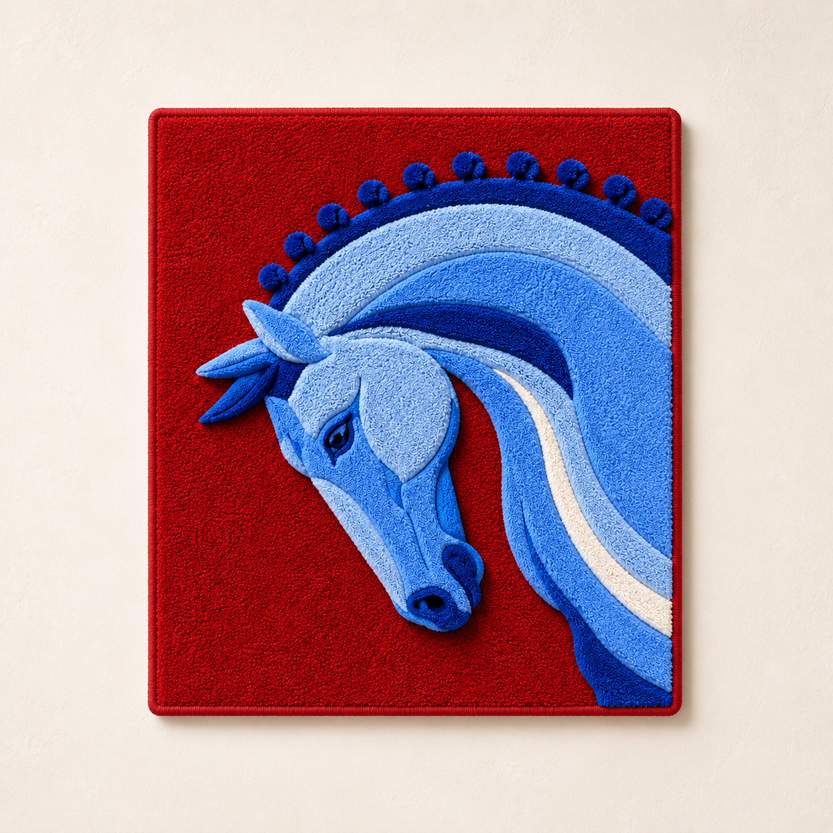 Hewn Earth floral vessel wall art featuring a vibrant, colorful floral design on a textured background.
