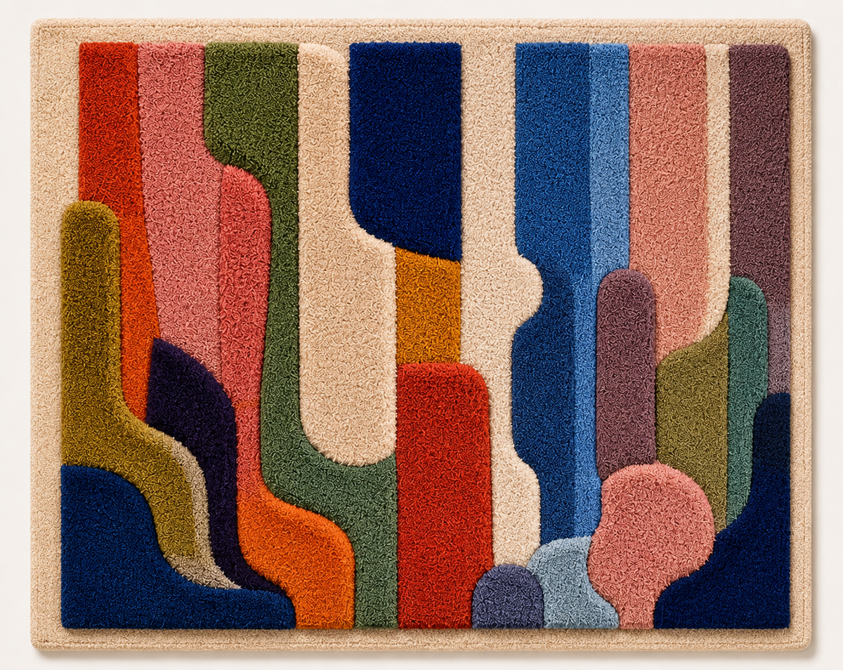 Cedar Valley wall art by Hewn Earth, featuring natural wood textures and abstract design for modern interior decor.