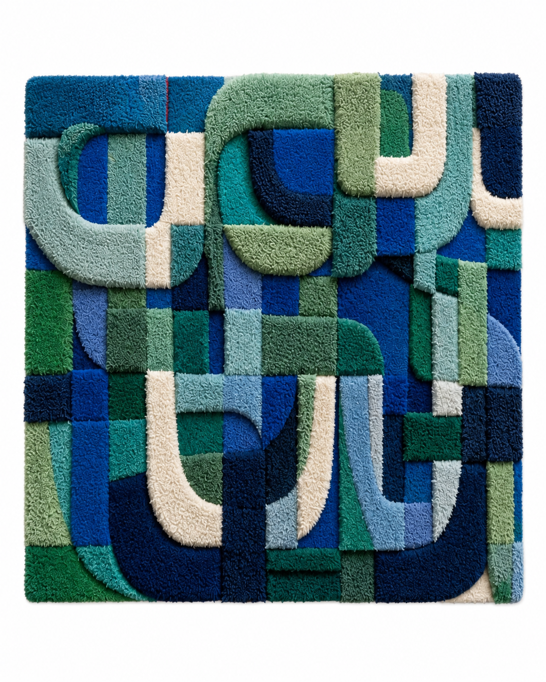 Hewn Earth constructed wall art featuring layered, textured design with earthy tones, perfect for modern interior decor.