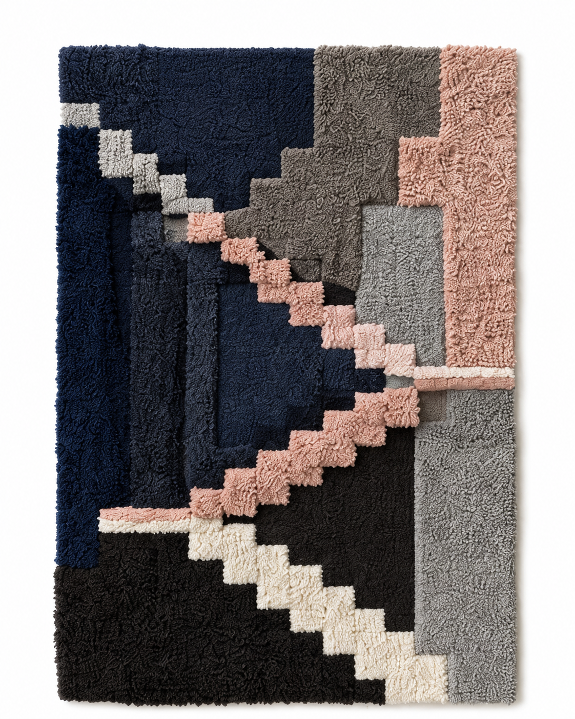 Color Arcade wall art by Hewn Earth, featuring vibrant abstract patterns displayed on a modern wall.