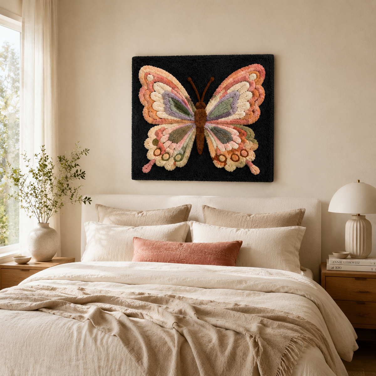 Hewn Earth Quiet Geometry wall art featuring minimalist geometric design on a light background for modern home decor.