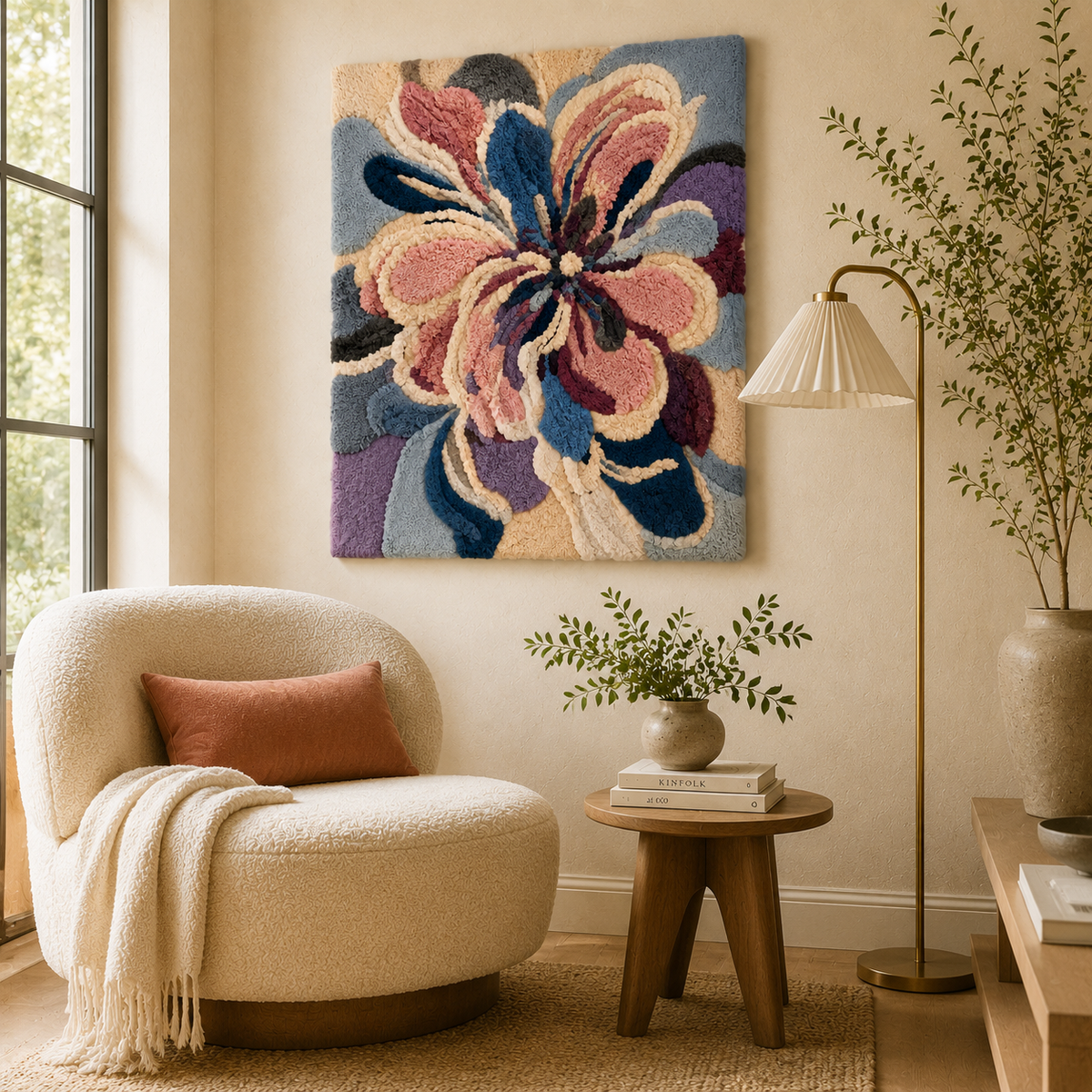 Hewn Earth Archway Study wall art featuring a detailed illustration of an arched doorway on a neutral background.