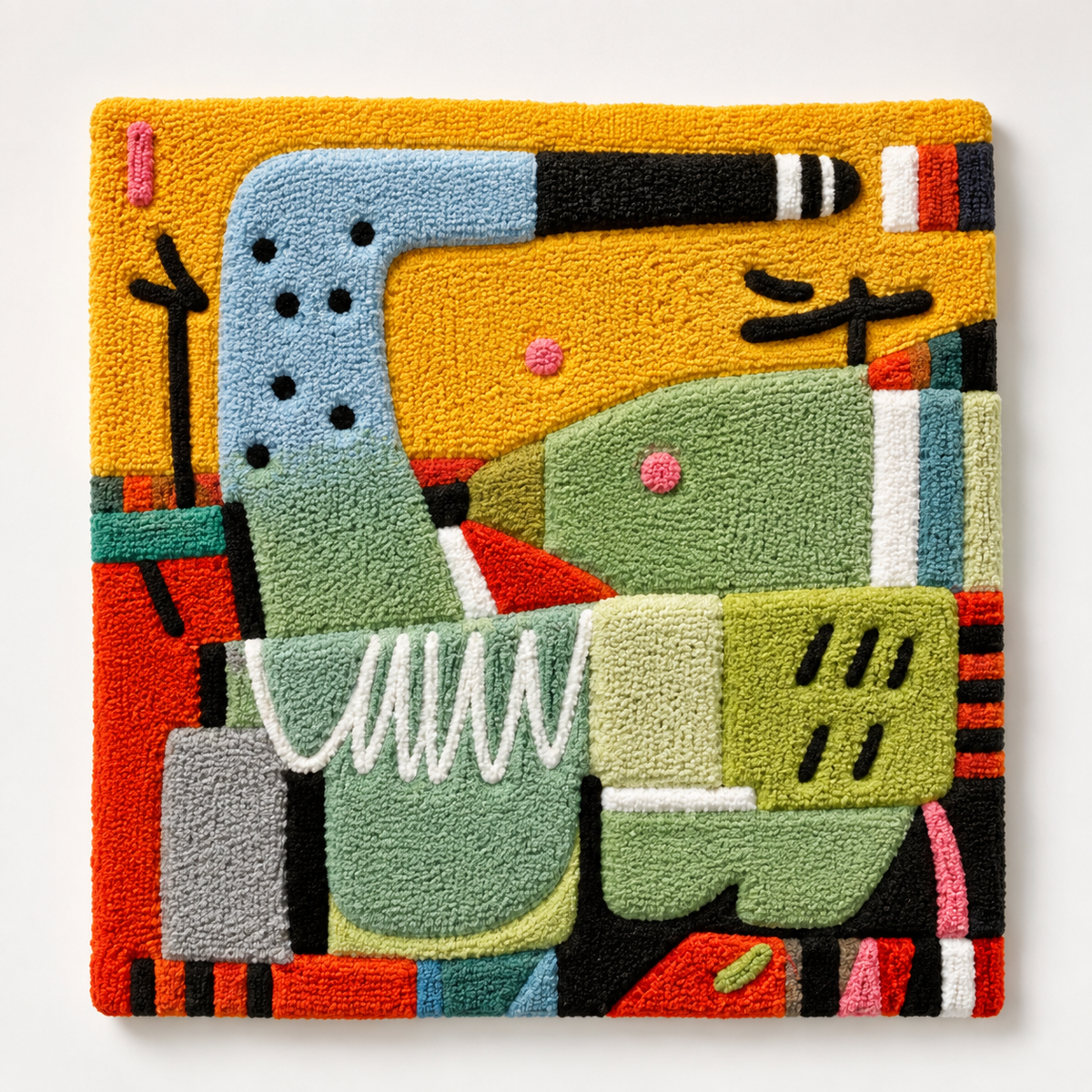 Hewn Earth Orchard Hills wall art featuring a scenic landscape with trees and natural colors, ideal for home decor.