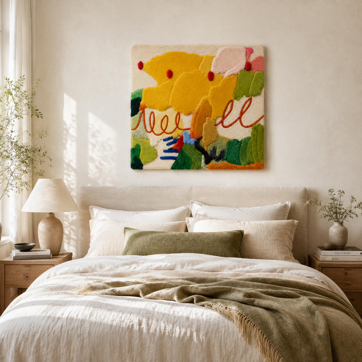 Close-up of Hewn Earth Rose Planes wall art featuring detailed, textured floral design in soft pink hues.