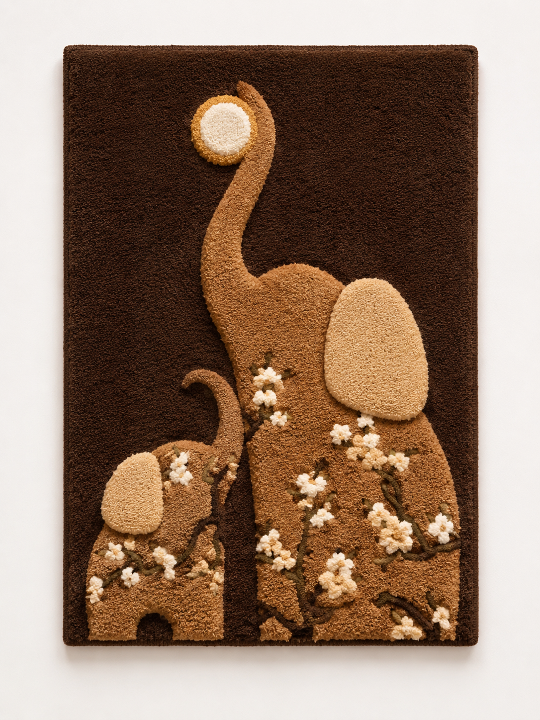 Hewn Earth Yellow Meadow wall art featuring vibrant yellow and green meadow scene, suitable for modern interior decor.