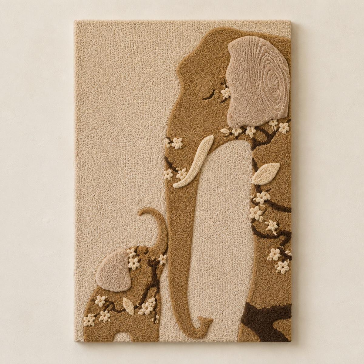 Pastoral birds wall art by Hewn Earth featuring a serene nature scene with colorful birds perched on branches.