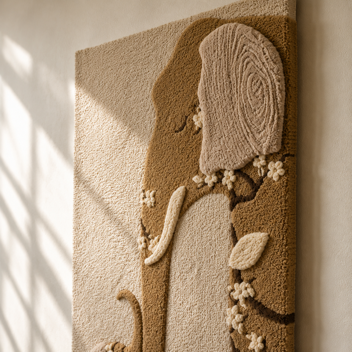 Colorful wall art featuring pastoral birds, created by Hewn Earth, showcasing detailed illustrations of birds perched among foliage.